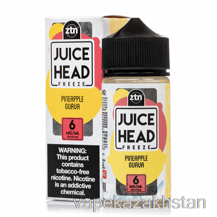 Vape Smoke FREEZE Pineapple Guava - Juice Head - 100mL 6mg